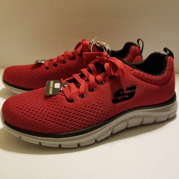 NEW Red Sketchers Sport Sneakers - Picture 1 of 6